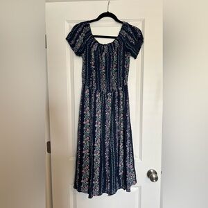 Off the shoulder midi dress